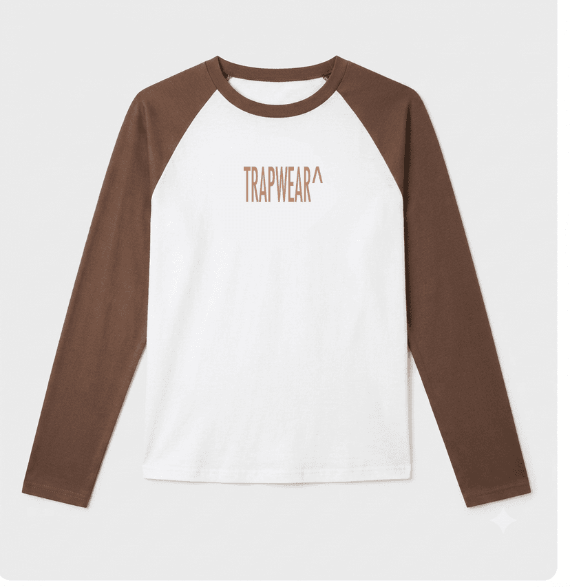 Brown Ranglan Tee